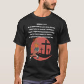Christian Women Girl Basketball Bible Scripture Ve Tシャツ (正面)