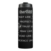 Christian Women of the Bible Floral Design タンブラー (正面)