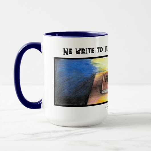 Christian Writer's Mug マグカップ (左)