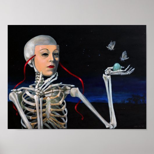 Christiane Cegavskeによる「Mask of Life」ポスター ポスター (正面)