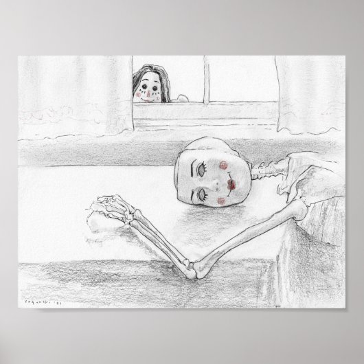 Christiane Cegavskeのポスター『窓を通して』 ポスター (正面)