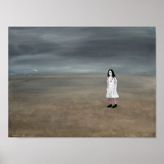 Christiane Cegavske著「船のない人形」 ポスター (正面)