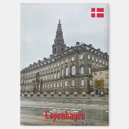 Christiansborg Palace in Copenhagen, travel マグネット