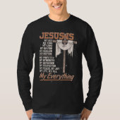 Christiany Faith Jesus Christ Savior Jesus Devotee Tシャツ (正面)