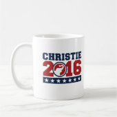 CHRISTIE 2016の円形象 コーヒーマグカップ (左)