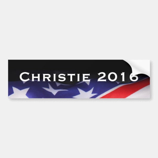 CHRISTIE 2016年のモダンなキャンペーンバンパーステッカー バンパーステッカー (正面)