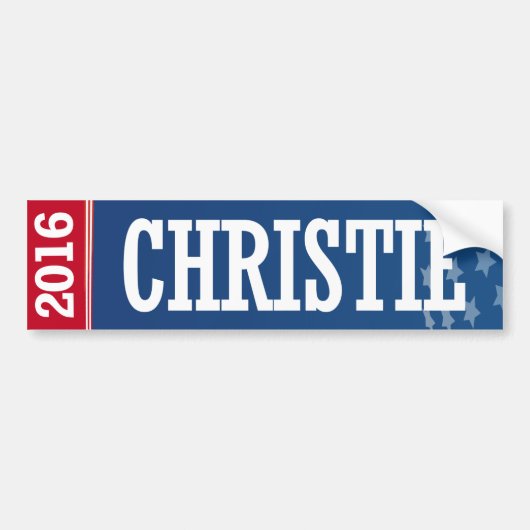 CHRISTIE 2016年 バンパーステッカー (正面)