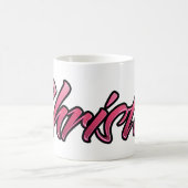 Christin faded pink Tasse Teetasse Kaffeetasse コーヒーマグカップ (中央)