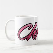 Christin faded pink Tasse Teetasse Kaffeetasse コーヒーマグカップ (左)