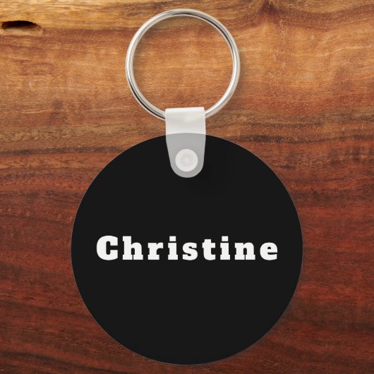Christine キーホルダー (裏面)