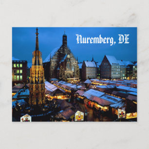 Christkindl_Market,_Nuremberg,_Bavaria,_Germany.. ポストカード