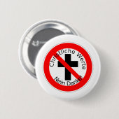 Christliche Werte - Nein Danke! 缶バッジ (正面&裏面)