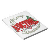 CHRISTMAS博士のDermatologist ノートパッド (アングル)