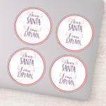 Christmas おもしろい Santa I Can Explain Sticker シール<br><div class="desc">この感じクリスマスは有罪か？サンタと少しトラブルに巻き込まれた人を知ってる人は？このもしデザインは彼らにとって完璧だ。特別なおもしろいtouchにパーソナライズできるクリスマスプレゼントだ。</div>