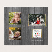Christmas お気に入りの Gnomies Old Wood Family Photo (外部フラット)