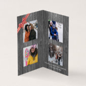 Christmas お気に入りの Gnomies Old Wood Family Photo (内部)