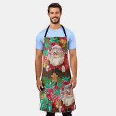 christmas エプロン (着用した状態)