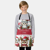 Christmas エプロン (着用した状態)