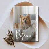 Christmas エレガント Dogのいけな写真を定おもしろい義 シーズンカード