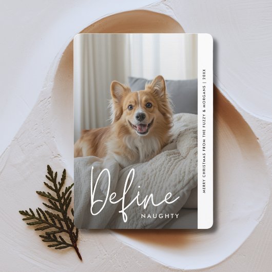 Christmas エレガント Dogのいけな写真を定おもしろい義 シーズンカード