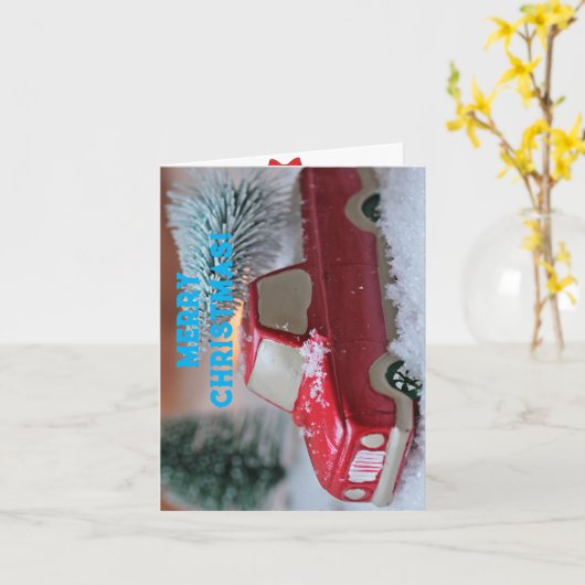 Christmas カード (黄色い花)