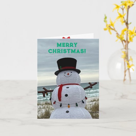 Christmas カード (黄色い花)