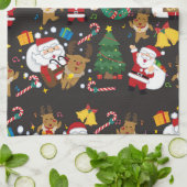 christmas キッチンタオル (折り畳み)