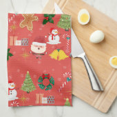 christmas キッチンタオル (四つ折り)