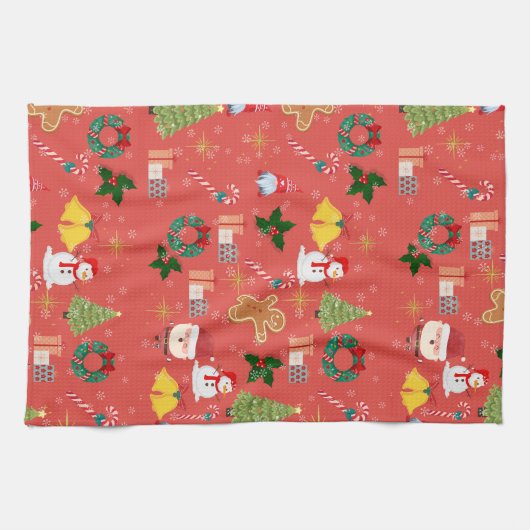 christmas キッチンタオル (横)