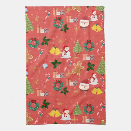 christmas キッチンタオル (縦)