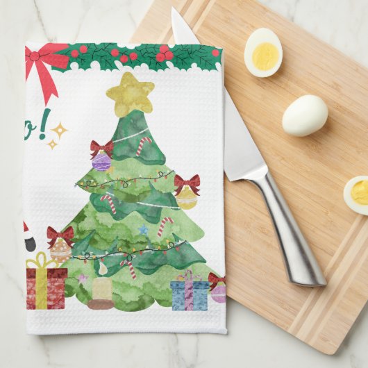 christmas キッチンタオル (四つ折り)