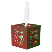 Christmas キューブオーナメント (正面アングル)