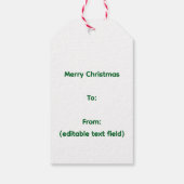 Christmas ギフトタグ (裏面)