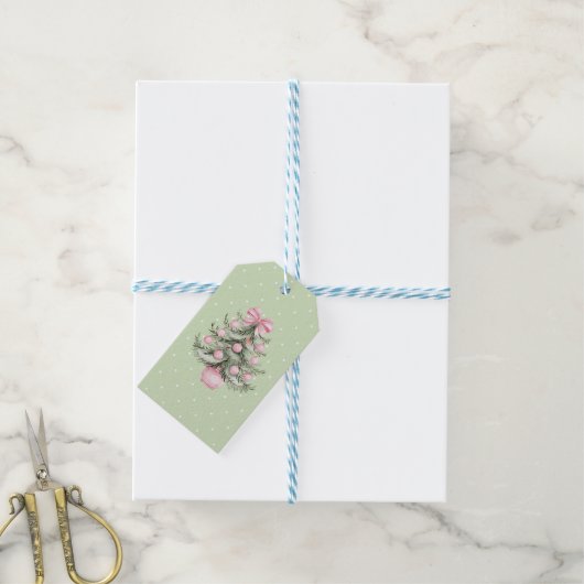 Christmas ギフトタグ (より糸付き)