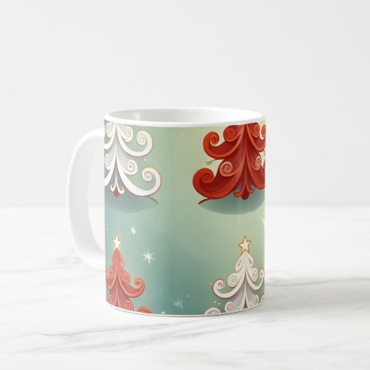 Christmas コーヒーマグカップ (正面左)