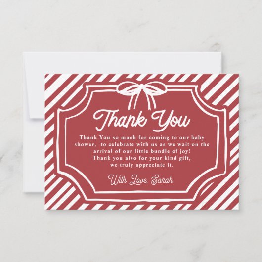 Christmas  サンキューカード (正面)