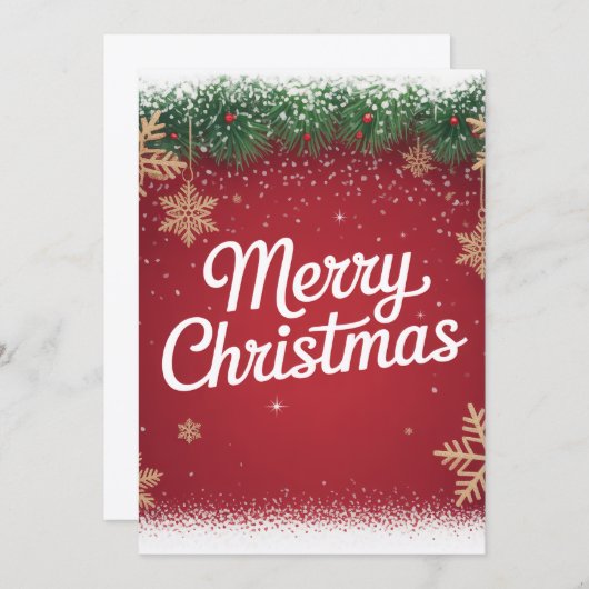 Christmas  シーズンカード (正面/裏面)