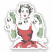 Christmas  シール (正面)