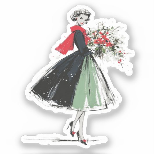 Christmas シール (正面)