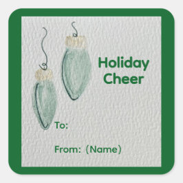 Christmas スクエアシール