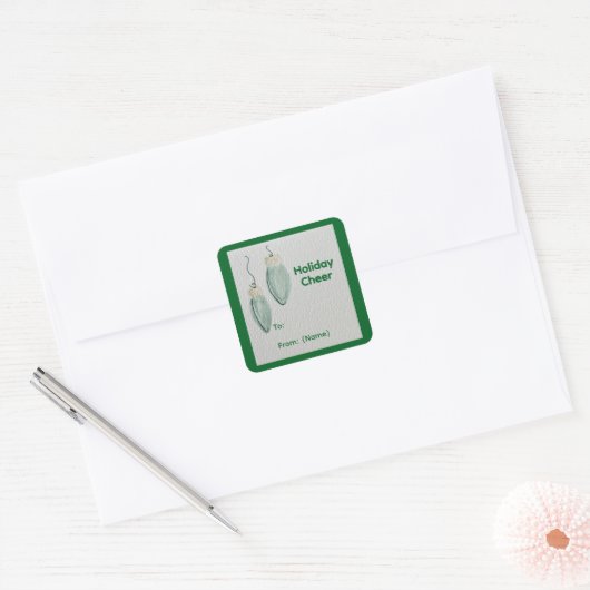 Christmas スクエアシール (封筒)