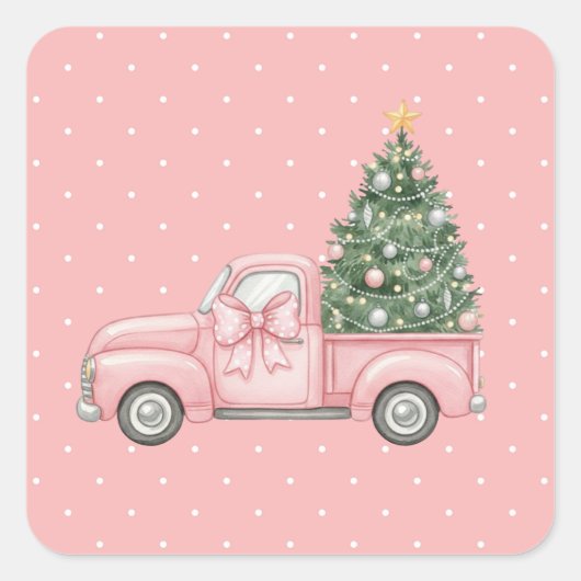 Christmas スクエアシール (正面)