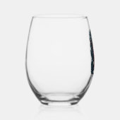 Christmas ステムなしワイングラス (右)