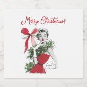 Christmas  スパークリングワインラベル (シングルラベル)