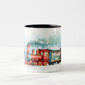  Christmas ツートーンマグカップ (中央)