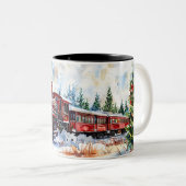  Christmas ツートーンマグカップ (正面右)