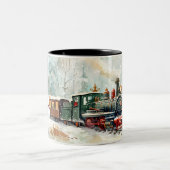  Christmas ツートーンマグカップ (中央)