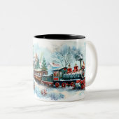  Christmas ツートーンマグカップ (正面右)