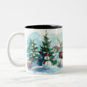  Christmas ツートーンマグカップ (左)