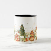  Christmas ツートーンマグカップ (中央)